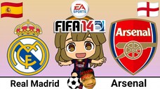 FIFA 14 | Real Madrid VS Arsenal (Fly Emirates Match)