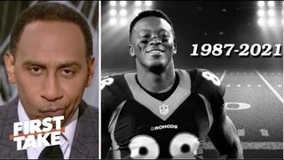 FIRST TAKE | Stephen A. reacts to Pro Bowler, Super Bowl champ Demaryius Thomas dies at 33