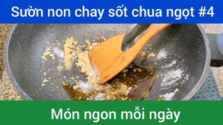 Sườn non chay sốt chua ngọt p4