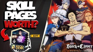 SHOULD YOU SUMMON FOR SKILL PAGES OR ARE THEY AN EASY SKIP, ESPECIALLY F2P... - Black Clover Mobile