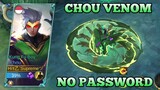 Script Skin Chou V.E.N.O.M. Dragon Full Effects | No Password - Mobile Legends