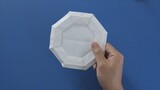 How to fold a paper frisbee that flies back to your hand?