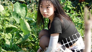 路上偶遇穿黑S的小姐姐！果断将其打包带回家！