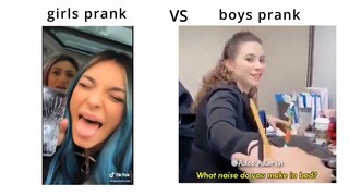 Girls prank vs boys prank