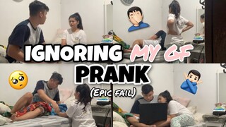 IGNORING MY GF PRANK (EPIC FAIL) NAG-ISIP AGAD NG PLAN B #VLOG5