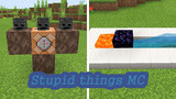 MINECRAFT- 10 stupid things that 99% of players have done! ④