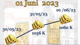 Harga Emas Hari Ini 01 Juni 2023 Update Setiap Hari