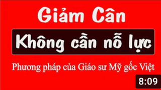 Phương pháp giảm cân rất ĐƠN GIẢN không cần nỗ lực - Thinsulin