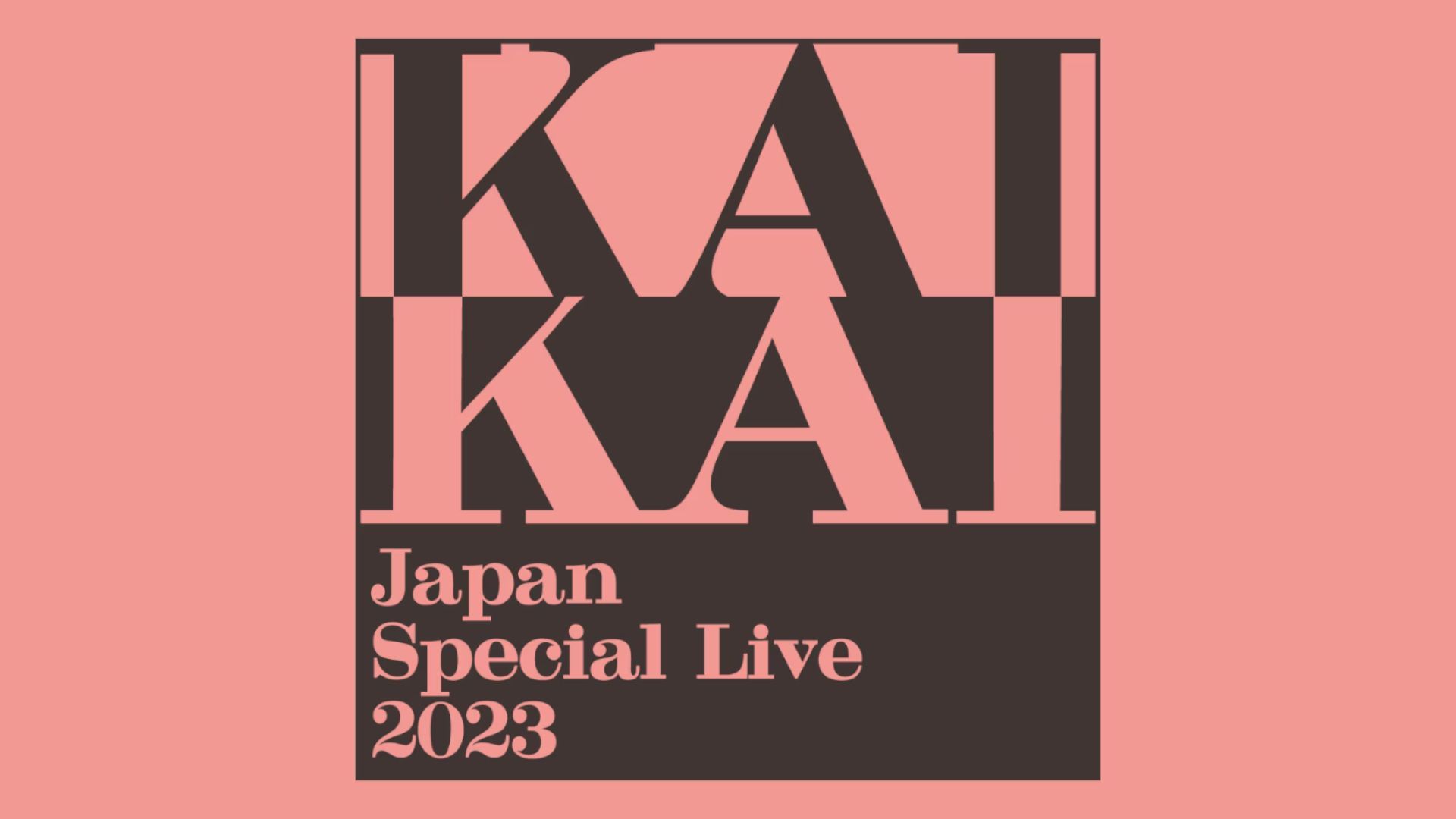 New EXO KAI Japan Special Live 2023 Limited Edition DVD Card
