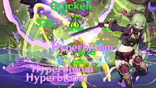 Kuki Shinobu is becoming META (500K+ HYPERBLOOM DMG)