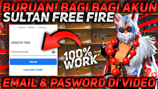 BAGI BAGI AKUN SULTAN FREE FIRE GRATIS || Terbaru Hari Ini #Part2