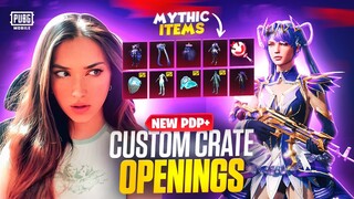 NEW CUSTOM CRATE OPENING || INSANE MYTHICS || HUGE LUCKY CRATE OPENING || PUBG MOBILE