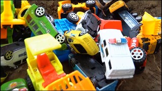 덤프트럭 구출놀이 소방차 경찰차 장난감 트럭놀이 | 장난감 조립놀이 구출 트럭놀이 | Dump Truck Rescue Police Toys