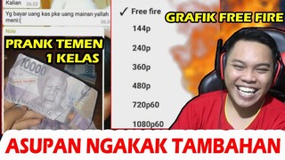 PRANK TEMEN 1 KELAS, TUTORIAL MASAK KOCAK, KUALITAS FREE FIRE, KUCING lSENG - ASUPAN NGAKAK TAMBAHAN