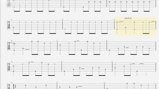 "Super Simple Fingerstyle Guitar Tab" - Light and Floating Time K-ON Part (with score)