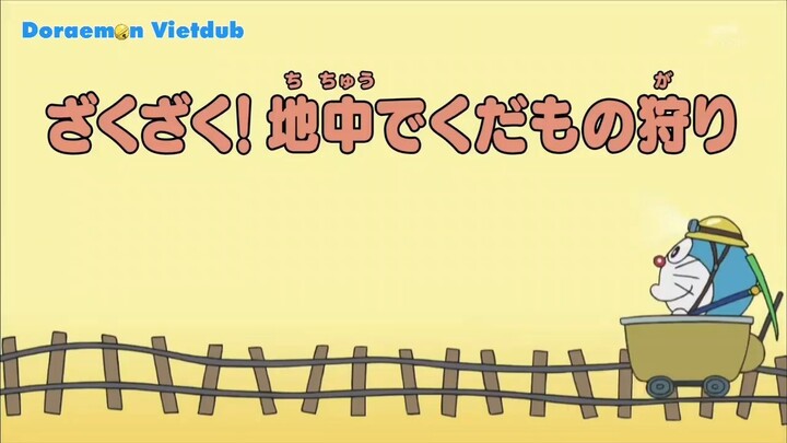 Doraemon lồng tiếng HTV3 phần 11 tập 50: "Khai thác trái cây" và "Quả cầu rào chắn".