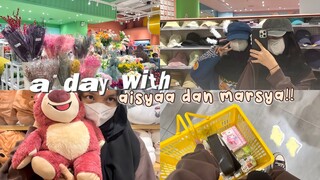 a day with aisyaa & marsya (part 1)😻❕vlog real life#8 - shopping di mall bareng marsya🛍️💸 -