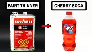 Turning paint thinner into cherry soda