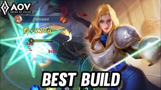 AOV : NEW HERO CHARLOTTE GAMEPLAY | BEST BUILD - ARENA OF VALOR LIÊNQUÂNMOBILE ROV