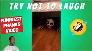 try not to laugh | funny jump scare pranks #3