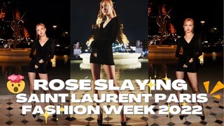 ROSÉ BREATHTAKING BEAUTY - SAINT LAURENT PARIS FASHION WEEK 2022