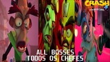Crash Bandicoot 4: It's About Time | Todos Os Chefes/All Bosses + Cutscenes