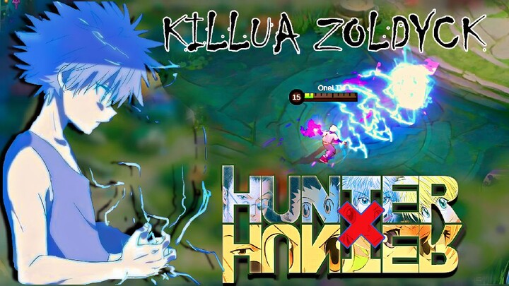 TRUE POWER OF KILLUA ZOLDYCK in MLBB! 😳😳 [ Hunter x Hunter × MLBB SKIN COLLABORATION ]