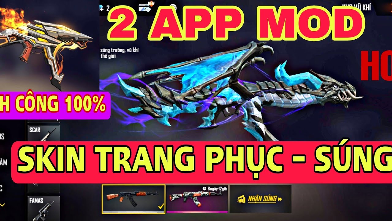 Cách Mod Skin Free Fire Ob31 - Mod Full Skin Súng, Trang Phục, Hành Động Ff  Mới Nhất - Bilibili