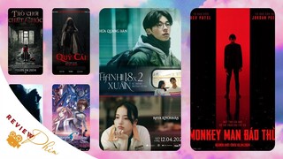 Review phim rạp: THANH XUÂN 18x2: LỮ TRÌNH HƯỚNG VỀ EM, MONKEY MAN BÁO THÙ, QUỶ CÁI...