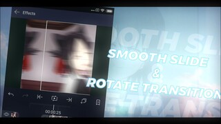Smooth slide & rotate transition | Alight Motion
