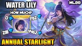 HOW MUCH IS KAGURA'S ANNUAL STARLIGHT SKIN - WATER LILY?? - MLBB WHAT’S NEW? VOL. 112