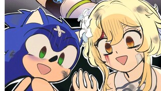 [Sonic และเก็นชินอิมแพกต์แฟนการ์ตูน] Sonic X Lumine Friendship?! (Sonic Frontiers X Genshin Impact C