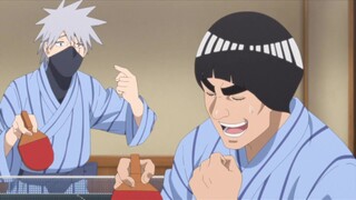 Kakashi and Guy play table tennis, Tenten feigns ghosts to scare Kakashi and Gai (English Sub)