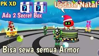 Ada 2 Secret Box terbaru dan bisa sewa Armor di PK XD Update Musim Salju~PK XD Natal