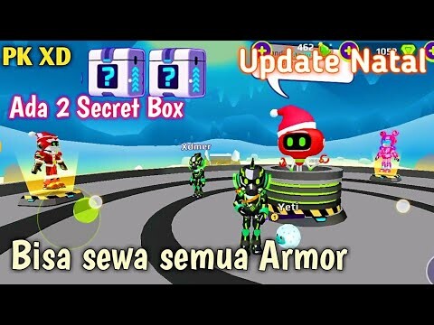 Ada 2 Secret Box terbaru dan bisa sewa Armor di PK XD Update Musim Salju~PK XD Natal