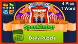 4 Pics 1 Word - Spooktober - October 2021 - Answers Daily Puzzle + Bonus Puzzle