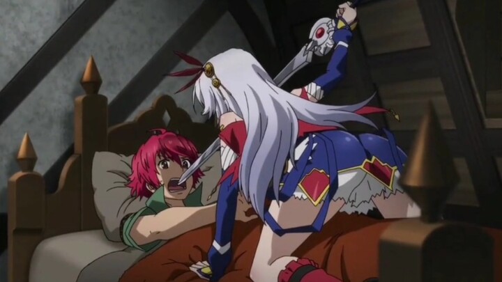 Wife wakes up male lead with a sword? ! The maid girls next to me were dumbfounded!
