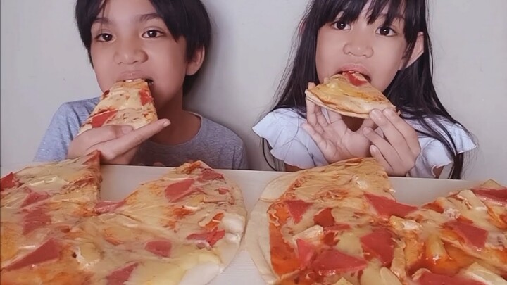 ASMR MUKBANG PIZZA RACE🍕 | JEROME & JUSTINA | EATING SHOW
