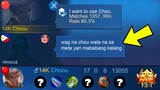 NO NERF CAN STOP CHOOU   TOP GLOBAL CHOU FREESTYLE GAMEPLAY !!!
