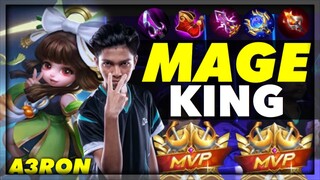 A3RON, NAGPAKILALA bilang MAGE KING ng THE NATIONALS | HFE VS CUW | Mobile Legends