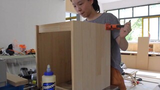 งานไม้ DIY เวลาว่าง / โต๊ะข้างเตียง