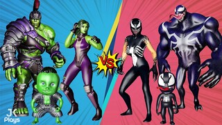 FAMILY VENOM Level up boss VS FAMILY HULK THOR RAGNAROK (She-Hulk Episode 3)