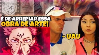 React • Rap do Itadori Yuji e Sukuna (Jujutsu Kaisen) - RECEPTÁCULO DO REI DAS MALDIÇÕES | NERD HITS