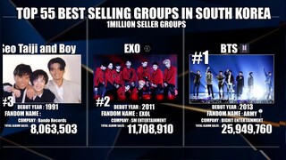 [TOP 55] Best Selling Groups in South Korea History