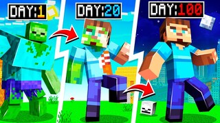 TURNING ZOMBIE back into HUMAN in MINECRAFT (BeckBroJack)