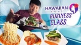 Hawaiian Airlines EXTRA COMFORT vs. BUSINESS CLASS Flight & FOOD REVIEW! Los Angeles to Seoul