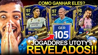 UTOTY's REVELADOS! 😱 COMO JOGAR O EVENTO TOTY 🔥 | COMO GANHAR TOTYS ABSURDOS 🤯 - FC MOBILE 2024