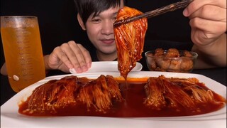 MUKBANG EATING ENOKI MUSHROOMS | MukBang Eating Show ( Eat Spicy )