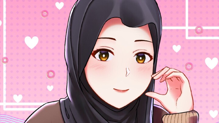 Menggambar Anime Hijab