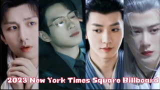 2023 Chinese Celebrities on NY Time Square Billboard